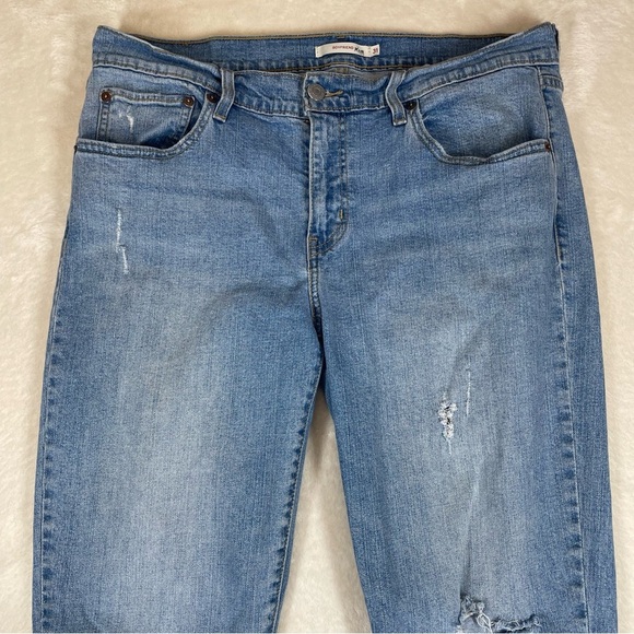 Levi’s boyfriend mid rise jeans distressed size 31 - Picture 5 of 7